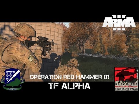 Op Red Hammer 01 - TF Alpha - ArmA 3 Large Scale Co-op Gameplay