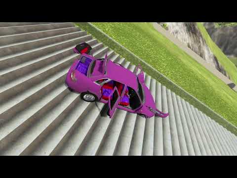 Stairs Jumps Down №2 - BeamNG.drive