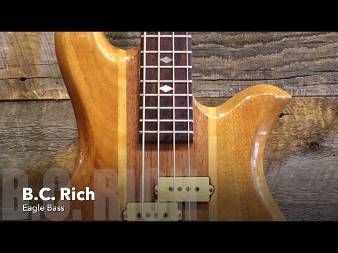 B.C. Rich NJ Eagle 1983 Red Pearl Glitter Sparkle Vintage Electric Bass Guitar Nagoya Japan MIJ Mockingbird Bich Warlock Ironbird image 11