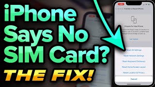 My iPhone Says No SIM Card! Here