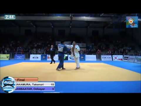 European Judo Open Men Oberwart 2014 Final -73kg NAKAMURA Takenori (JPN) - GANBAATAR Odbayar (MGL)