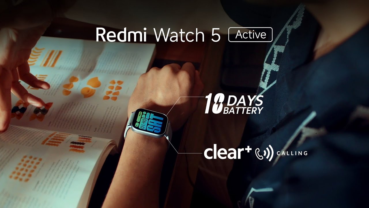Умные часы Xiaomi Redmi Watch 5 Active, серебристый