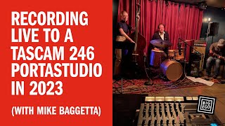 Video thumbnail for Recording Live To A Tascam 246 Portastudio in 2023 (with Mike Baggetta) by BIG EGO