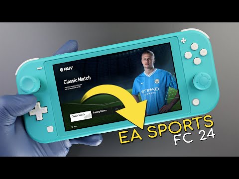 EA Sports FC 24 Nintendo Switch Lite Gameplay
