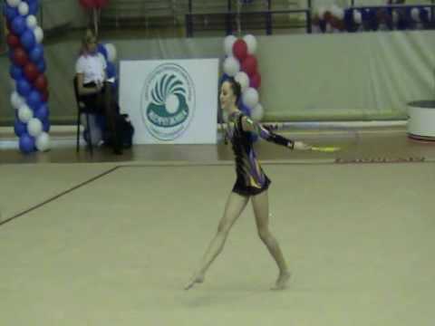 Stefanescu Andrea. Italy. Hoop. Qualification. RG WC St-Petersburg 03.04.2010.mp4