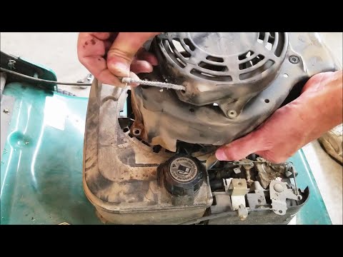 How to Replace a Briggs and Stratton Lawn Mower Starter Pull String