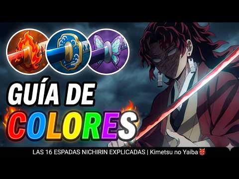 El color de las espadas Nichirin🗡️ #demonslayer #demonslayeredit #kimetsunoyaiba #kimetsunoyaibaedit