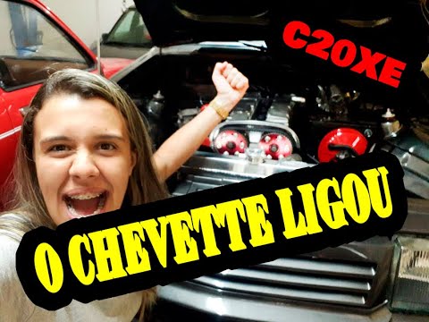 PRIMEIRA PARTIDA - LIGAMOS O CHEVETTE COM MOTOR C20XE!