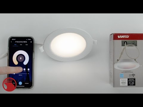  Wi-Fi Smart Color-Changing 4 inch Remote Driver Downlight