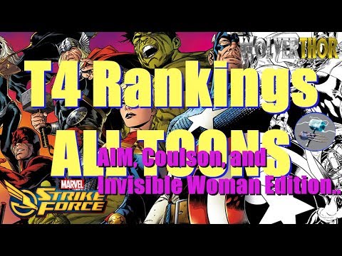 ALL T4 Rankings Coulson, Sue, and AIM....
