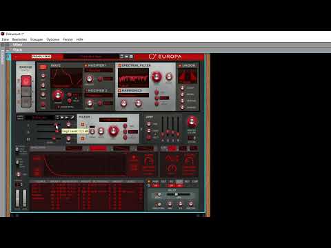 Arbeiten mit dem Europa Shapeshifting Synthesizer (Reason)