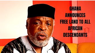 Ghana Africa gives 5000 acres to African Americans and other African descendants.