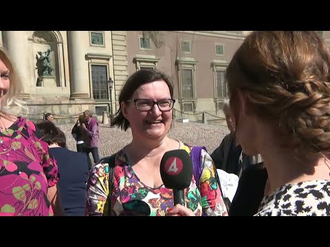 Maria Forsblom träffar exalterade besökare: "Blir alldeles rörd" - Nyhetsmorgon (TV4)