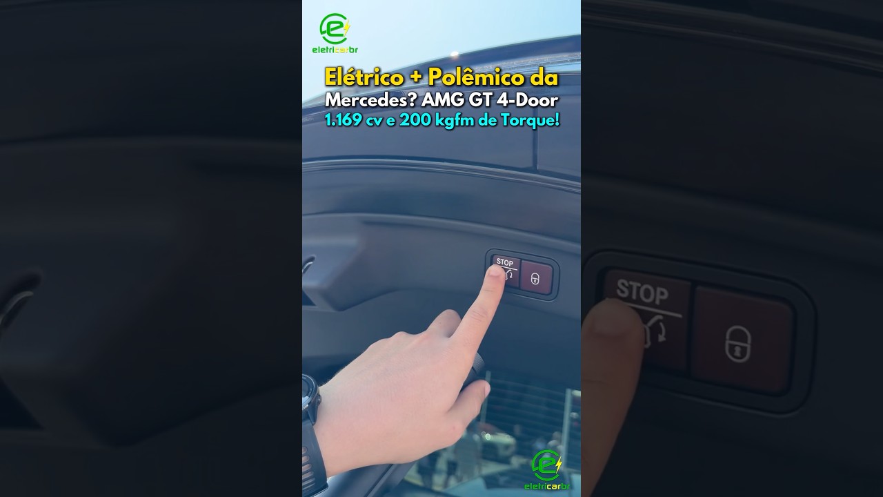 Mercedes-Benz AMG GT 100% Elétrico e + 1.000 cv! Polêmico?