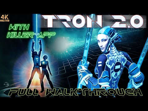 TRON 2.0 (2003) PC│4K/60FPS│FULL WALKTHROUGH│KILLER APP MOD v1.1a│NO COMMENTARY