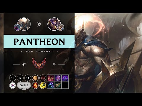 Pantheon Support vs Blitzcrank - KR Grandmaster Patch 14.11