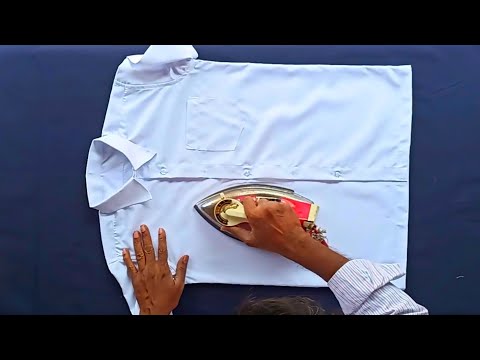 How to iron a shirt in three minutes / how to iron a shirt step by step guide /uniform /dress tailor