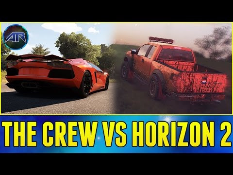 FORZA HORIZON 2 vs THE CREW!!! (Map, Graphics, Online Comparison)