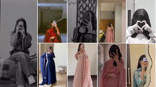 Mirror selfie pose 🤩 attractive dp picture 😍 hidden face photo pose 😻 Simple selfie photo ♥️