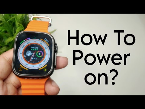How To Switch On Your Smartwatch | Power On Smartwatch
