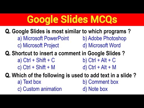 MCQ on Google Docs Google Docs MCQ with Answers