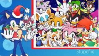 Sonic the Hedgehog We wish you a merry Christmas
