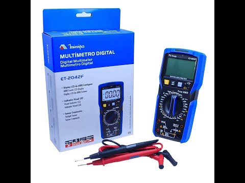 Multímetro Minipa et 2042f.