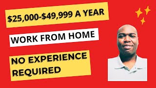 Entry-Level Work From Home Data Entry Assistant – $25K-$49K/Year