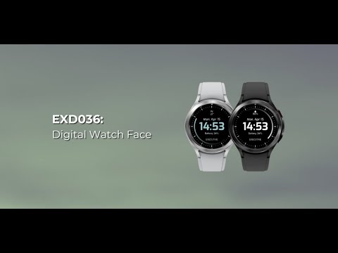 EXD036: Digital Watch Face