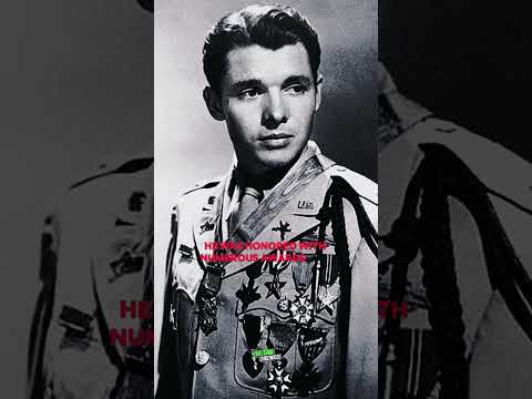 He is the most decorated military movie actor in the United States of America! #history #ww2 #shorts