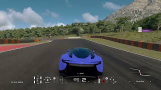 Using Aston Martin DP-100 VGT on Dragon Trails in GT Sport