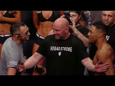 UFC 216: Weigh-in Face Offs