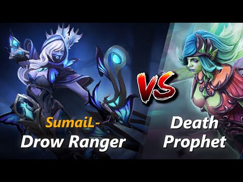 SumaiL- mid Drow Ranger vs Death Prophet | First 10 minutes