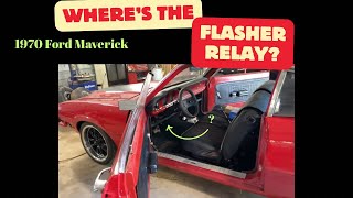 1970 Ford Maverick: Changing Brake Light switch and flasher relays!