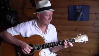 When My Baby Left Me - Slow Blues in A on a Greven FX guitar