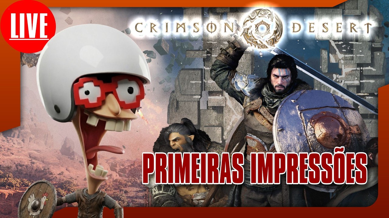 🎮🚨GAMEPLAY - CRIMSON DESERT PRIMEIRAS IMPRESSÕES #crimsondesert