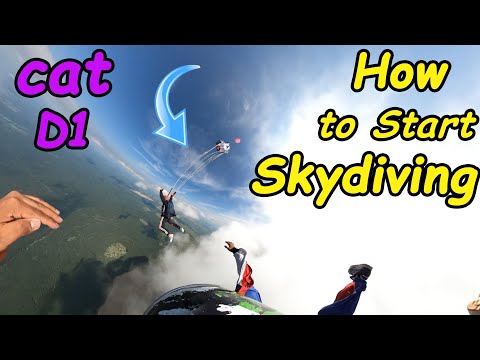 🪂How to Start Skydiving Cat D1 : AFF Level 4 Skydiving Training🪂