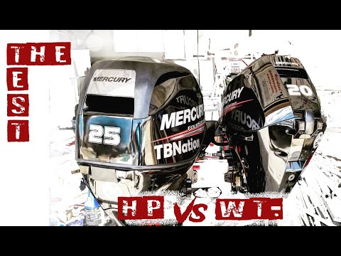Mercury 20hp vs 25hp Towing Test | Live Comparison