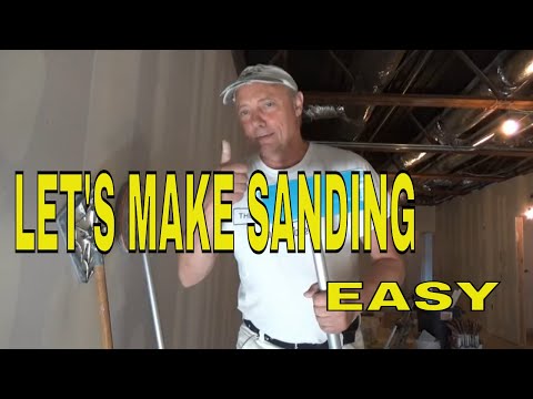 Drywall sanding made easy