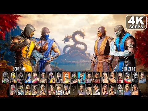 Mortal Kombat 1 Gameplay All Characters MK1