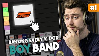 Ranking every K-Pop Boy Band EVER: Part. 1: The Man BLK, Ateez, TREI (Music Producer Reaction)