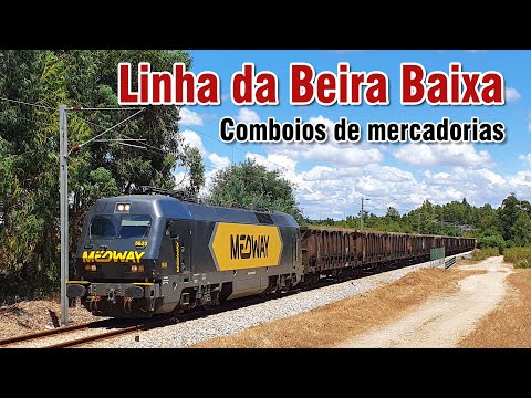 Freight Trains on the Beira Baixa Railway Line
