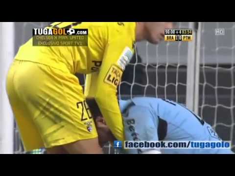 Amazing goal from 60 meters by Hugo Viana!