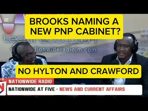 RICARDO BROOKS GIVE A LIKELY NEW PNP'S CABINET.