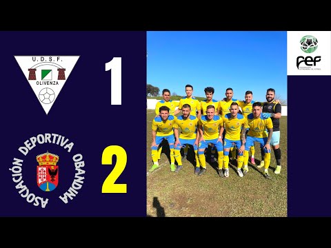 RESUMEN UD San Francisco de Olivenza - AD Obandina (1-2)