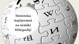 Slovenska književnost na nemški Wikipediji