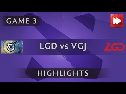 LGD-GAMING vs Team VGJ [Game 3] Masters Manila 2017 - Dota Highlights