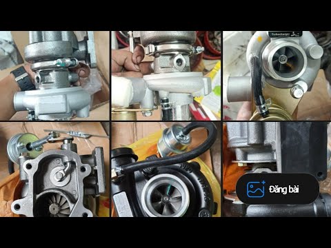 Turbo gắn máy 3 và turbo TD04 4D31 Khắc duy vlog 0399343739