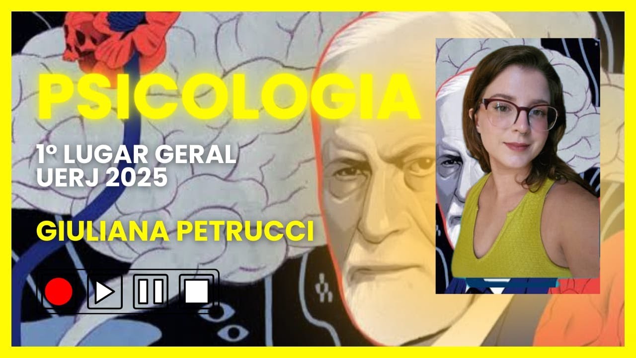 ENTREVISTA COM GIULIANA PETRUCCI APROVADA EM 1º LUGAR EM PSICOLOGIA UERJ  2025