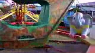 james on fairground ride